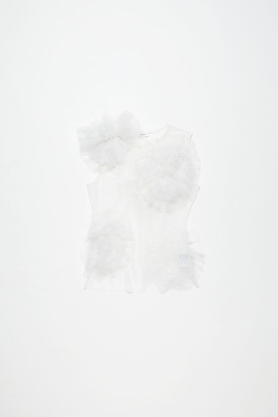 (image for) Otherworldly Mesh ruffle tank top